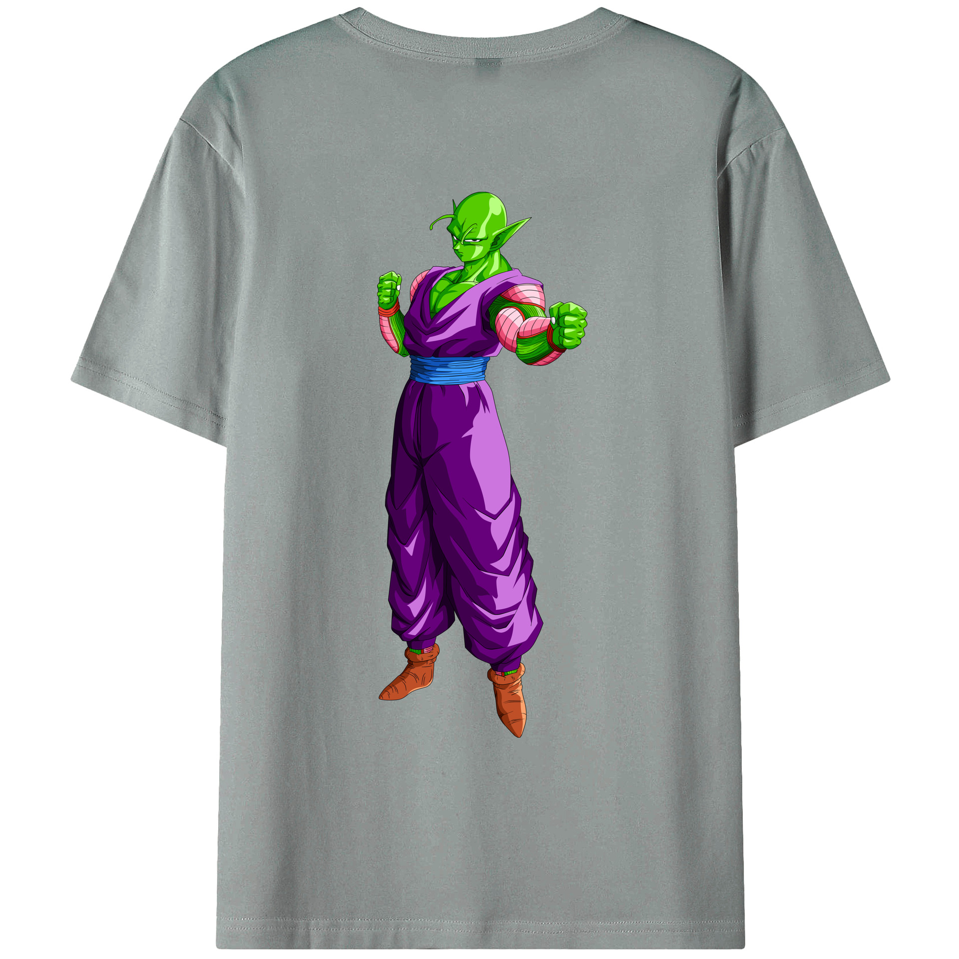 （画像用） ドラゴンボール ピッコロ DRAGON BALL Piccolo 綿100％ メンズ半袖Tシャツ（バックプリント） 通気性
